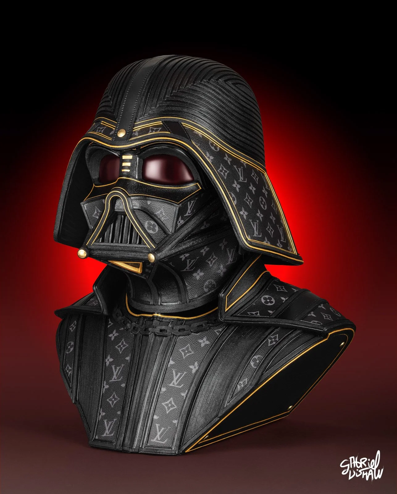 Darth Vader Luxury Helmet Art — Gabriel Dishaw Art